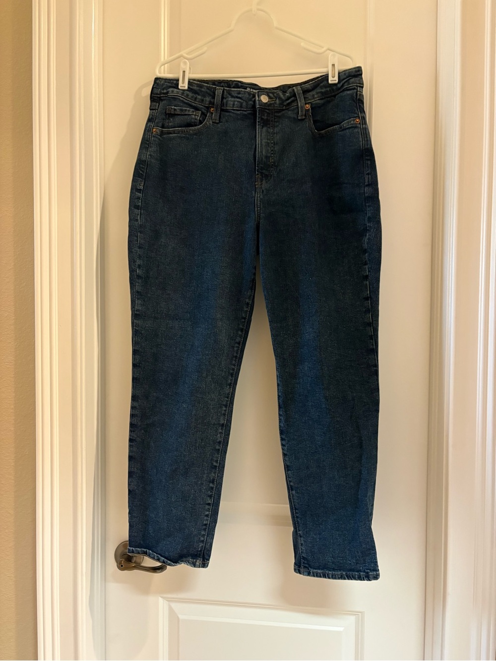 Old Navy Blue high rise OG straight jeans
